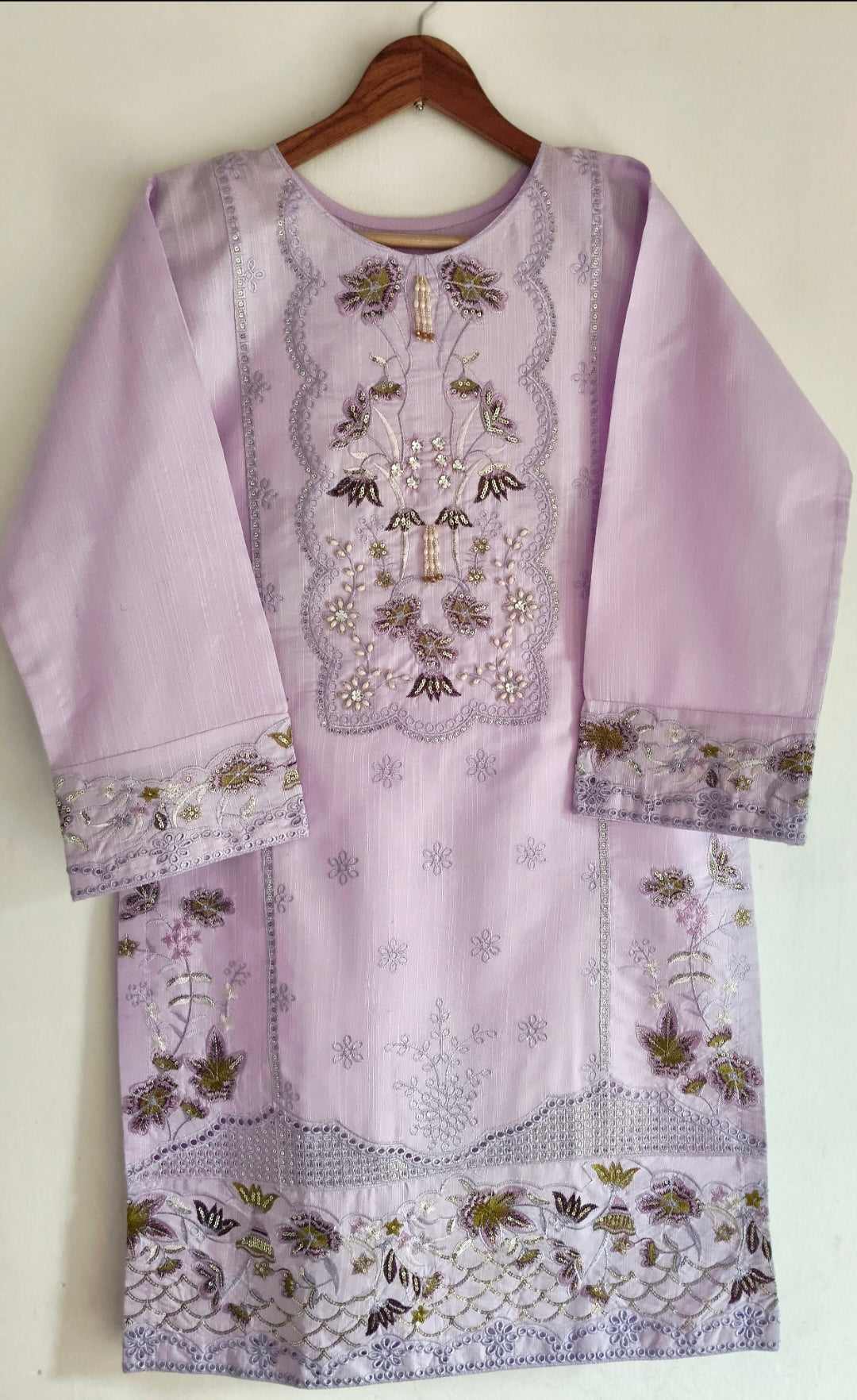 "Elegance in Every Thread – Premium 3-Piece Embroidered Suit"