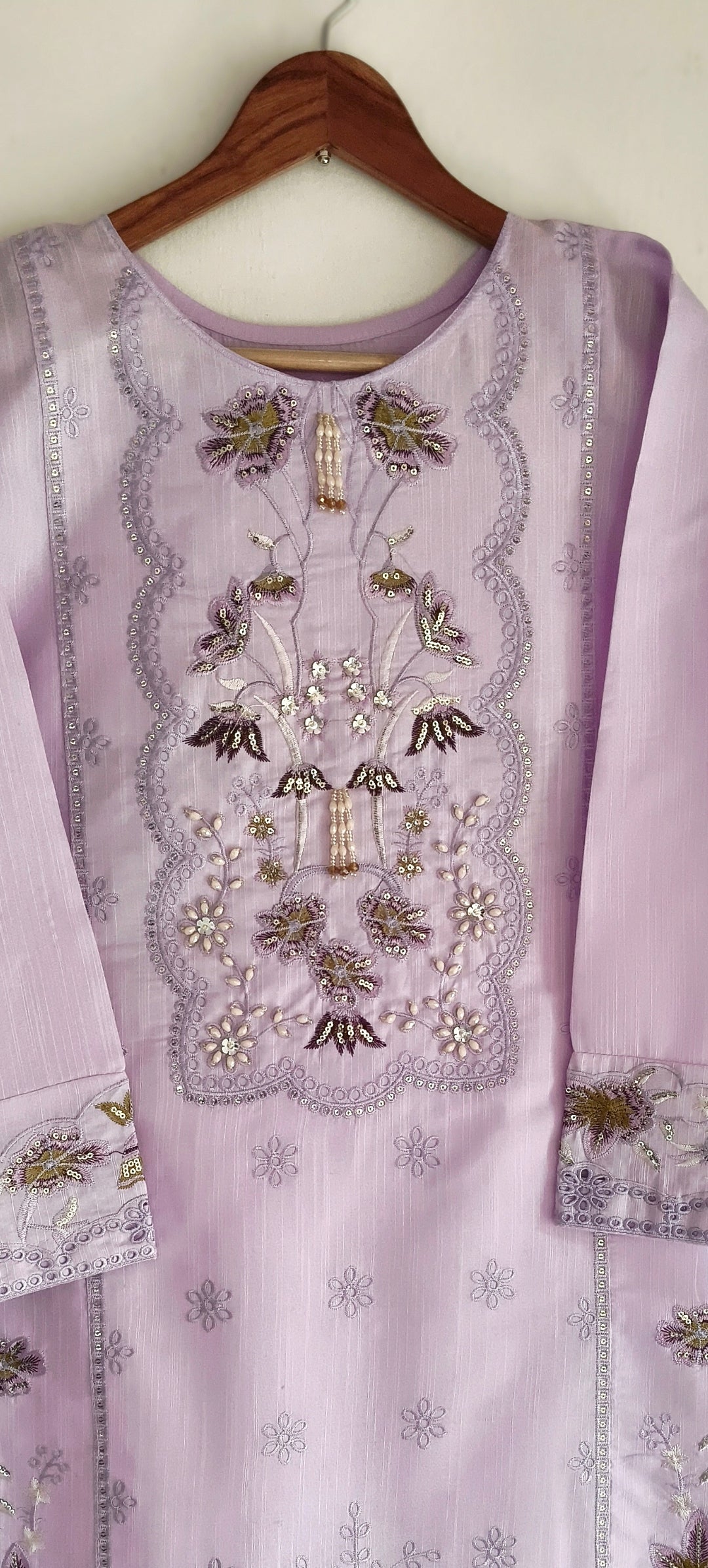 "Elegance in Every Thread – Premium 3-Piece Embroidered Suit"